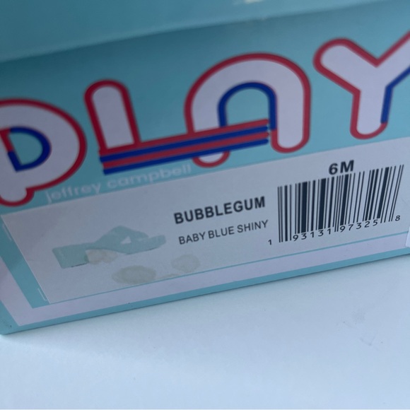 Jeffrey Campbell Bubblegum Platform Jelly Sandal in Baby Blue size 6 - Picture 7 of 7